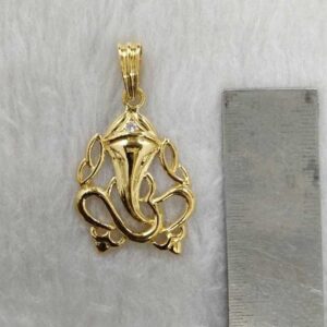 Gold ganpati pendant