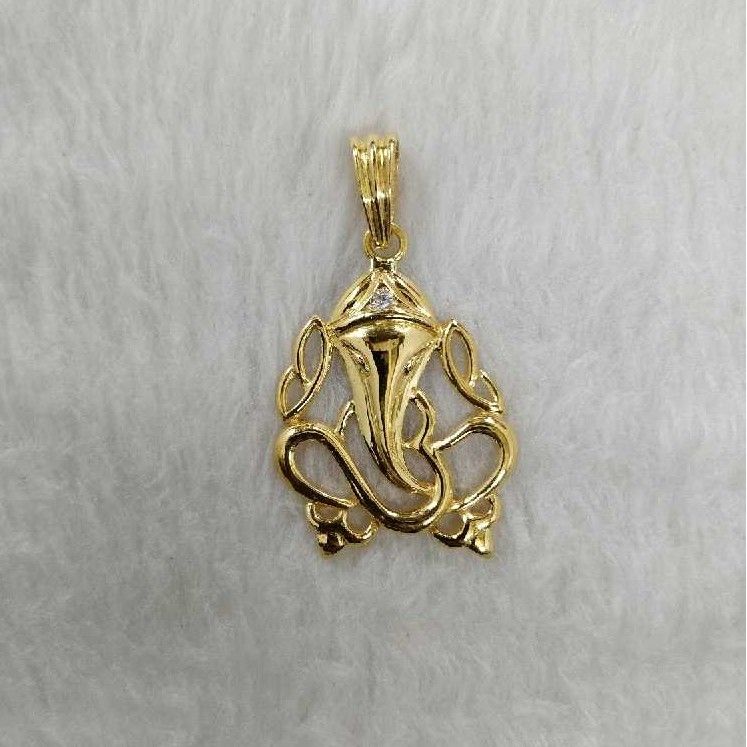 Gold ganpati pendant