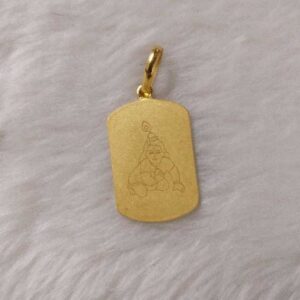 22KT Gold Krishna Gents Pendant