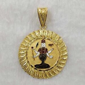 916 Gold Religious Gents Pendant