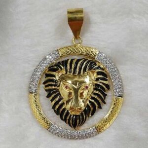 22KT Gold Gents Lion Pendant