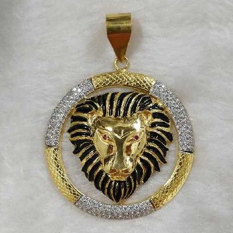 22KT Gold Gents Lion Pendant