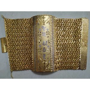 22KT Gold Rajwadi Jay Thakkar Gents Bracelet