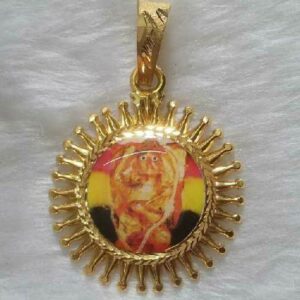 22KT Gold Hanuman Photo Pendant