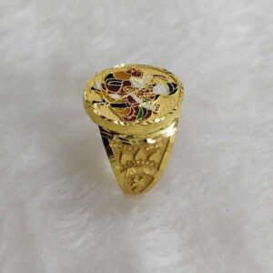 916 Gold Bahuchar Maa Gents Ring