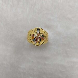 916 Gold Bahuchar Maa Gents Ring