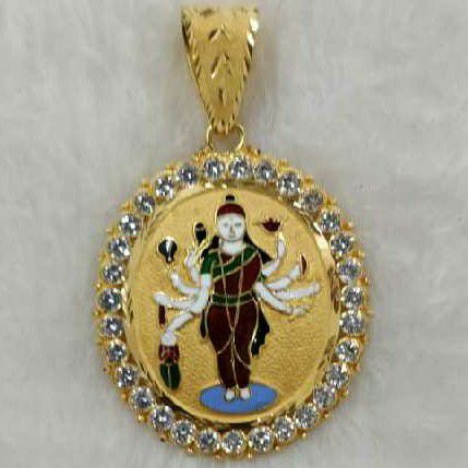 22KT Gold Sadhi Maa Designer Pendant