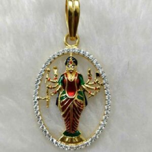 22KT Gold Casting Sadhi Maa Pendant