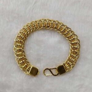 916 Gold Modern Gents Bracelet