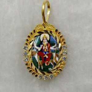 916 Gold Hadakai Maa Photo Pendant