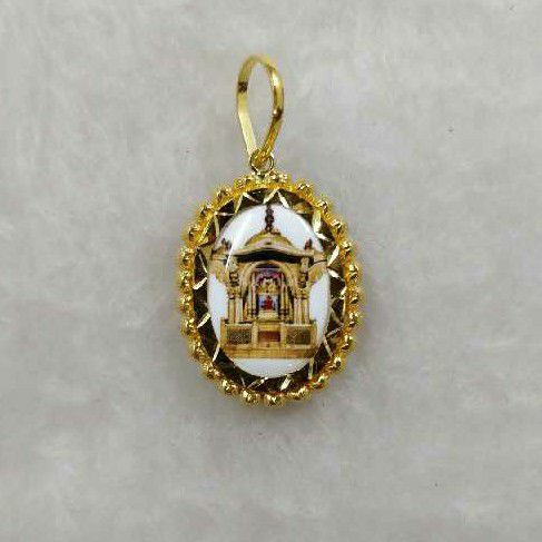 22KT Gold Religious Akshar Deri Pendant
