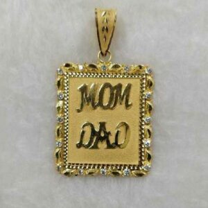 916 Gold Mom-Dad Pendant