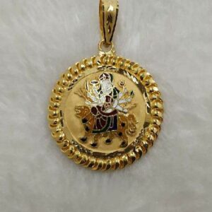 916 Gold Ambaji Maa Designer Pendant