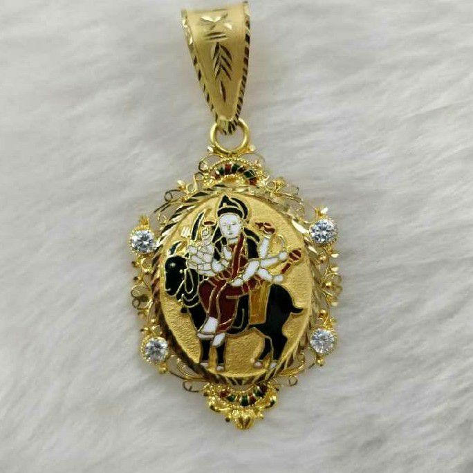 916 Gold Meladi Maa Designer Pendant