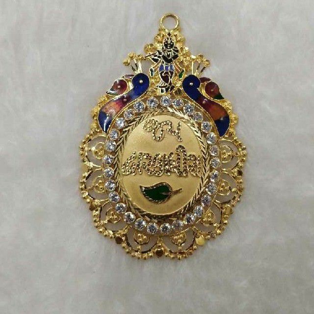 22KT Gold Jay Dwarkadhish Pendant
