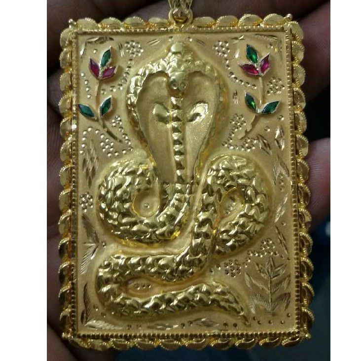 916 Gold Goga Maharaj Chitrai Pendant