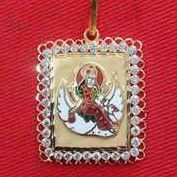 22KT Gold Religious Brahmani Maa Meenakari Pendant