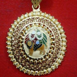 22KT Gold Antique Chamunda Maa Pendant