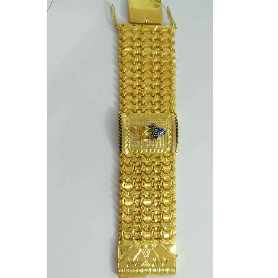 22KT Gold Handmade Bahubali Bharwadi Gents Lucky