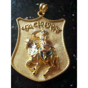 22KT Gold Vachraj Dada Casting Pendant