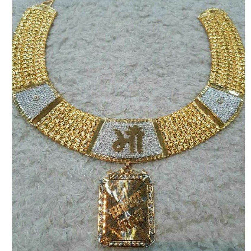 22KT Gold Handmade Bahubali Chain & Pendant