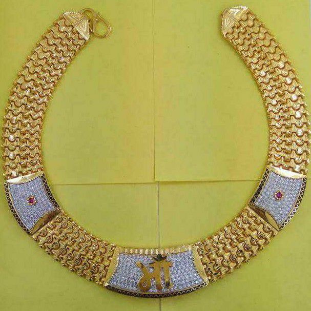 916 Gold Traditional Bharvadi Gents Chain