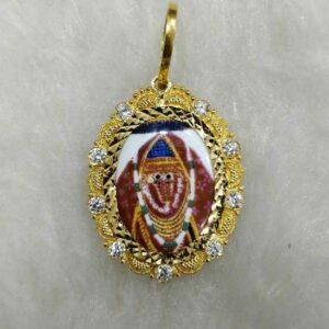 916 Gold Designer Ashapura Maa Pendant
