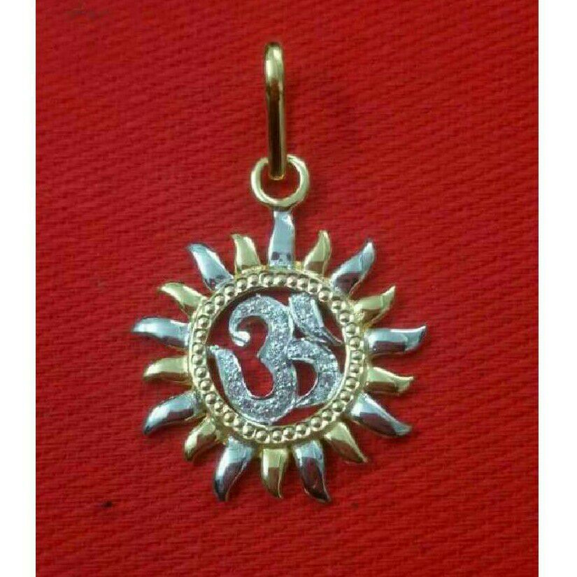 22K / 916 Gold Om Gents Pendant