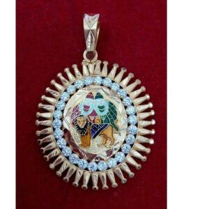 22K / 916 Gold Gents Yellow Lion Designer Pendant