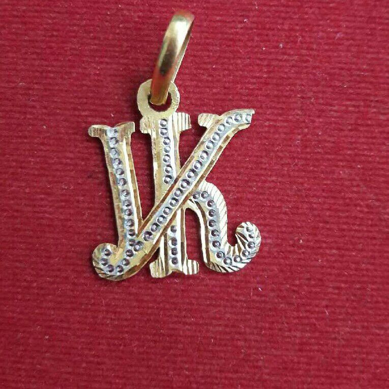 916 Gold Ladies Modern Pendant