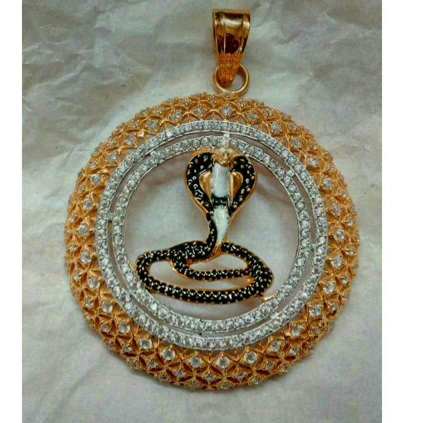 22kt Gold Snake Shape Pendant
