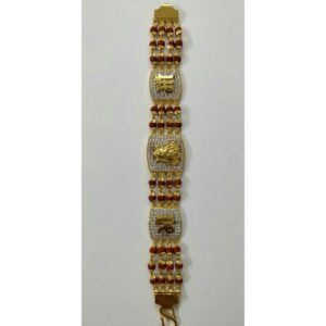 22K / 916 Gold Gents Ganesha Shaped Bracelet ( Lucky )