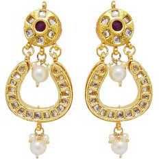 Modern Trendy Gold Earrings