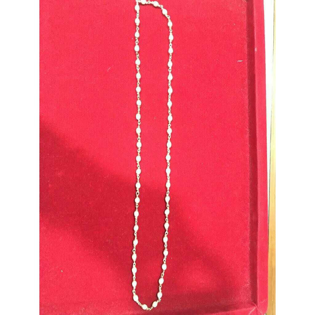 Silver Indian Plain Mala