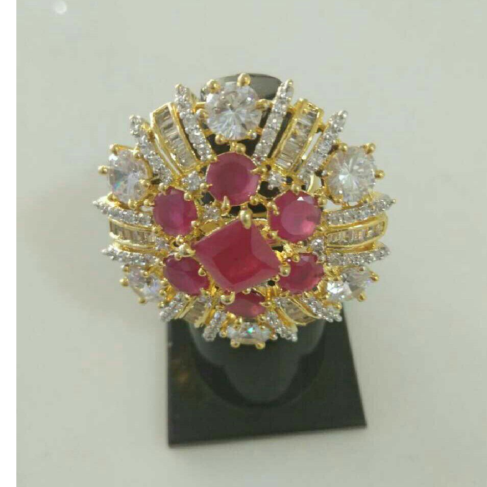 Gold Colored Diamond Ring