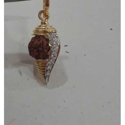 916 Gold Indian Religious Pendant