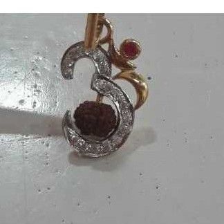 22KT Gold Indian Rudrakash Om Pendant