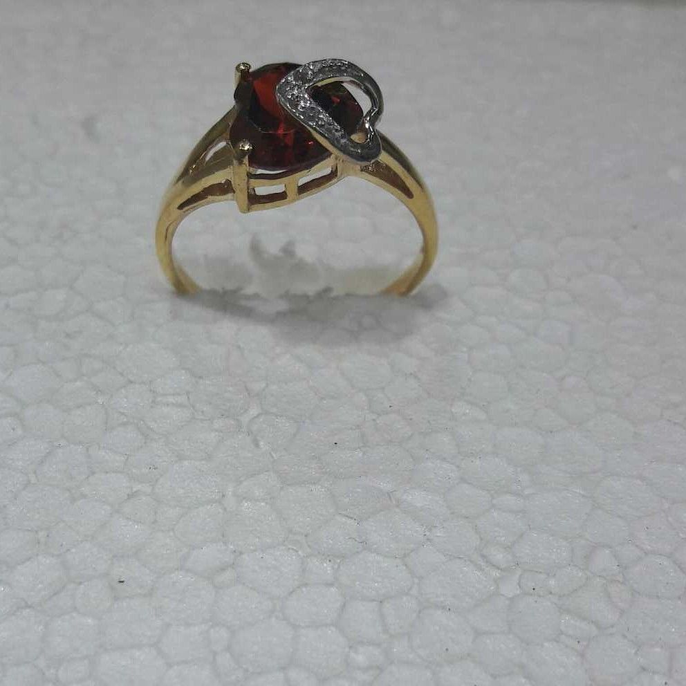 22K / 916 Gold Ladies Indian Heart Design Ring