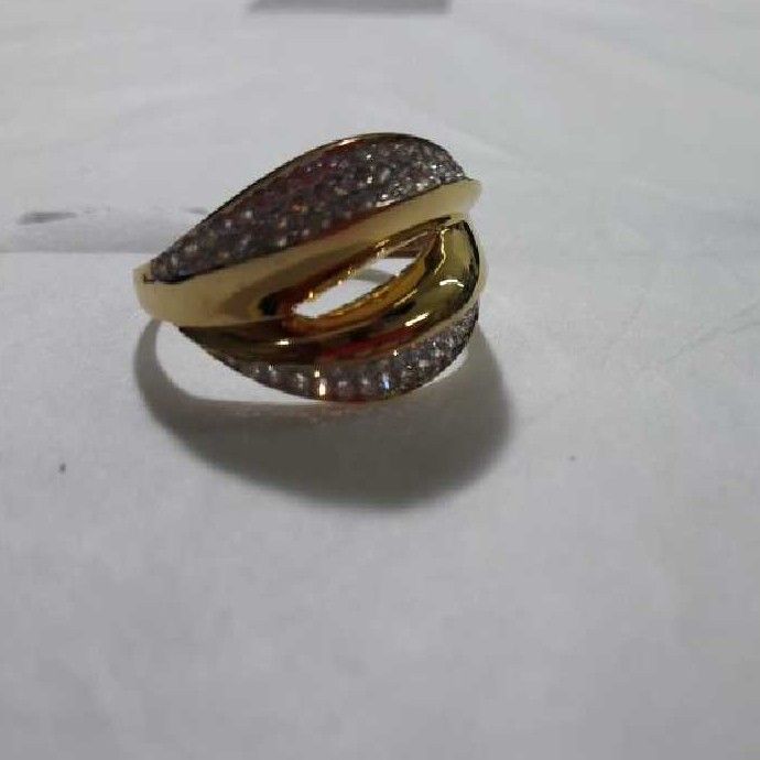 22KT Gold Indian Designer Diamond Ring