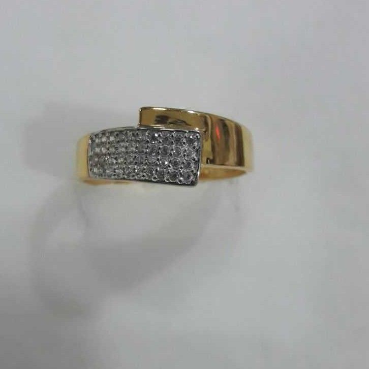 22KT Gold Gents Indian Fancy Diamond Ring