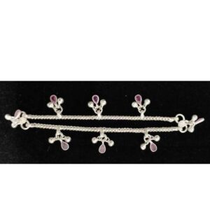 925 Silver Stylish Khajuri Payal