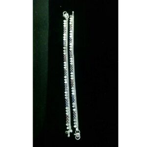 18kt Silver Jodhpuri Milan Payal
