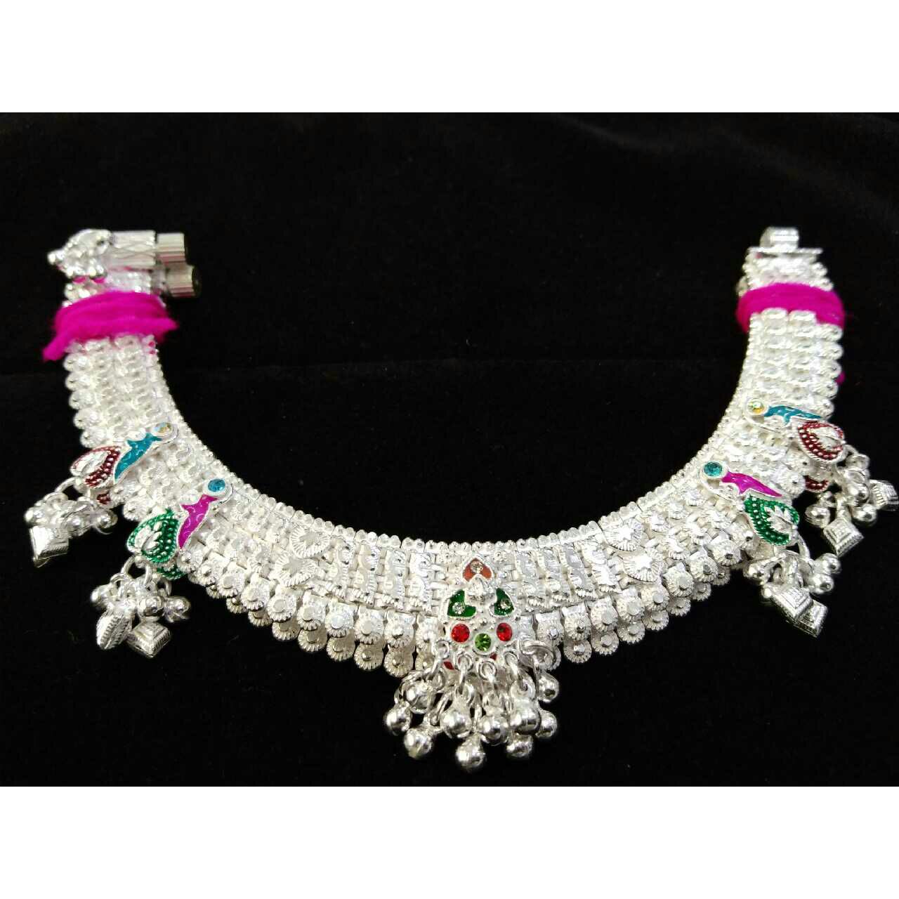 Kismat 14K Silver Simple Payal