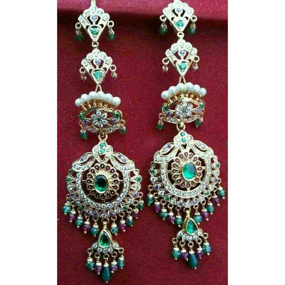 Modern Designer Kundan Earrings