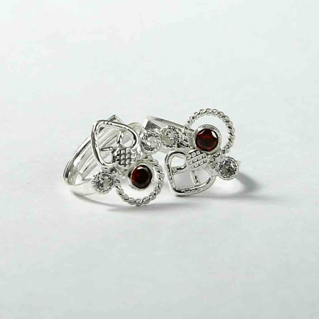 Silver Ladies Indian Handmade Toe Rings