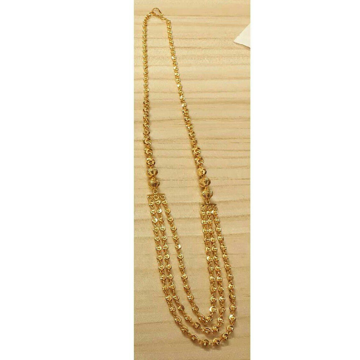 22K / 916 Gold Ladies Vertical 3 Line Mala