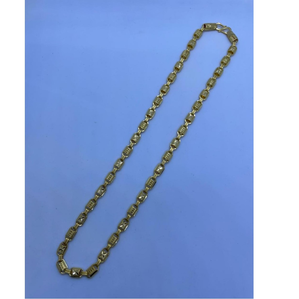 22KT Hallmark Gold New Stylish Design Chain For Men's