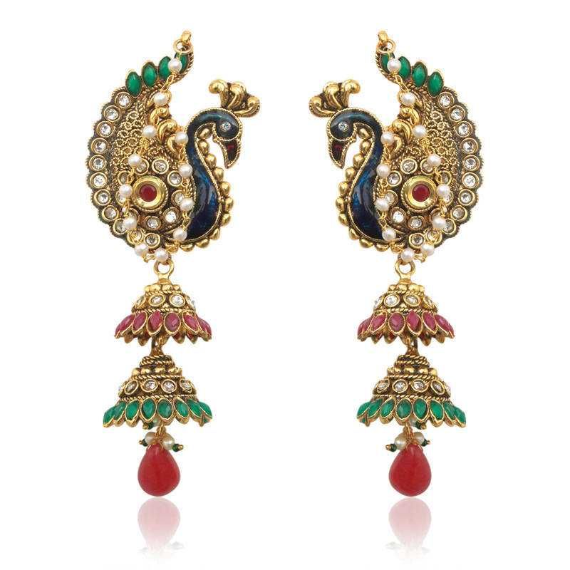 Fashion Peacock Mayur Earring
