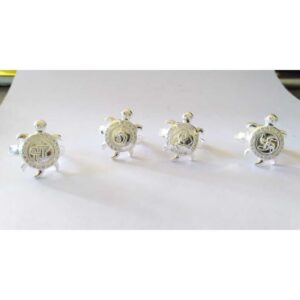 800 Silver Tortoise Gents Ring