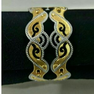 22K / 916 Gold CNC Ladies Half Round Attractive Bangles